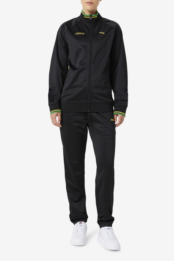 Calça Jamaica Fila Preta/branca