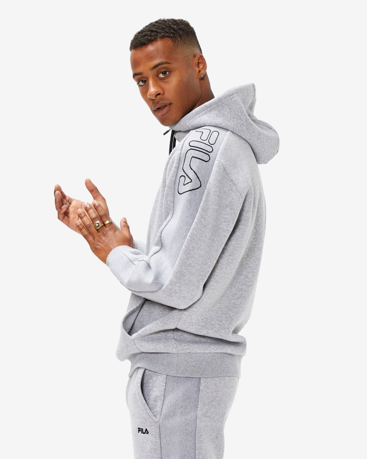 Calça Masculina Fila Cinza Marle Jay Qtr Zip