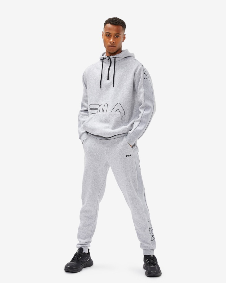 Calça Masculina Fila Cinza Marle Jay Qtr Zip