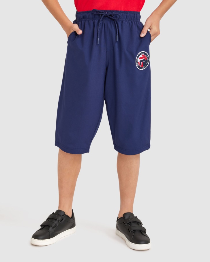 Calça Ryan 3/4 Menino Novo Azul Marinho