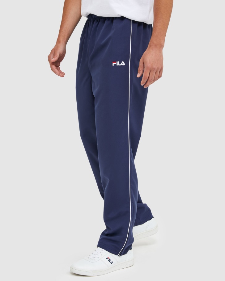 Calças Clássicas De Microfibra Masculina Fila New Navy