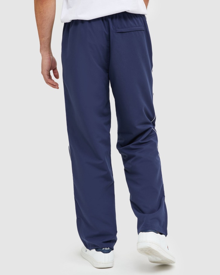 Calças Clássicas De Microfibra Masculina Fila New Navy