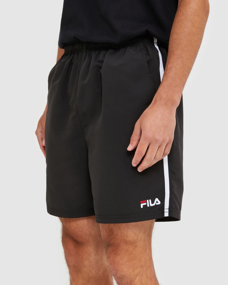 Calções De Microfibra De Homem Clássico Preto Fila