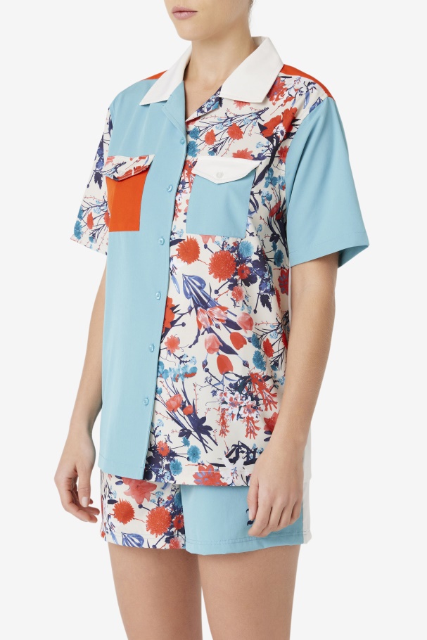 Camisa De Acampamento Tofu Fila Delanie