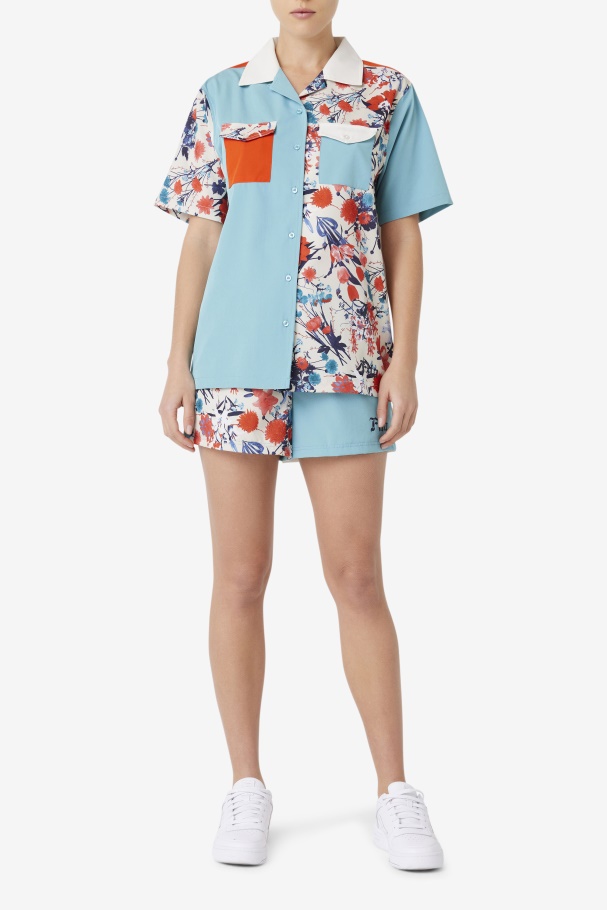 Camisa De Acampamento Tofu Fila Delanie