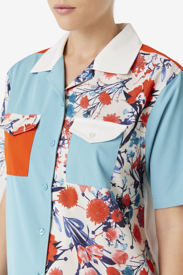 Camisa De Acampamento Tofu Fila Delanie