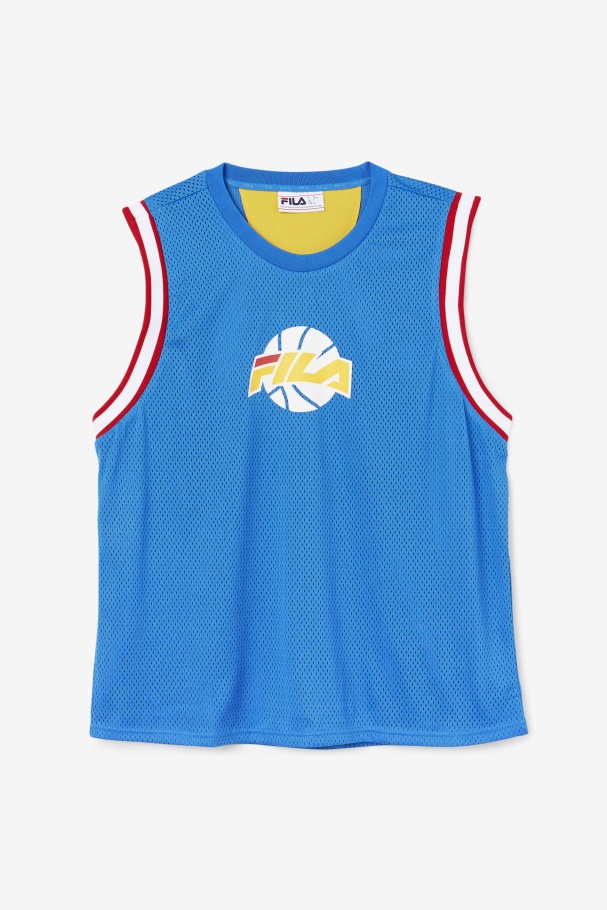 Camisa De Basquete Fila Azul/branco/vermelho/ouro Ovi