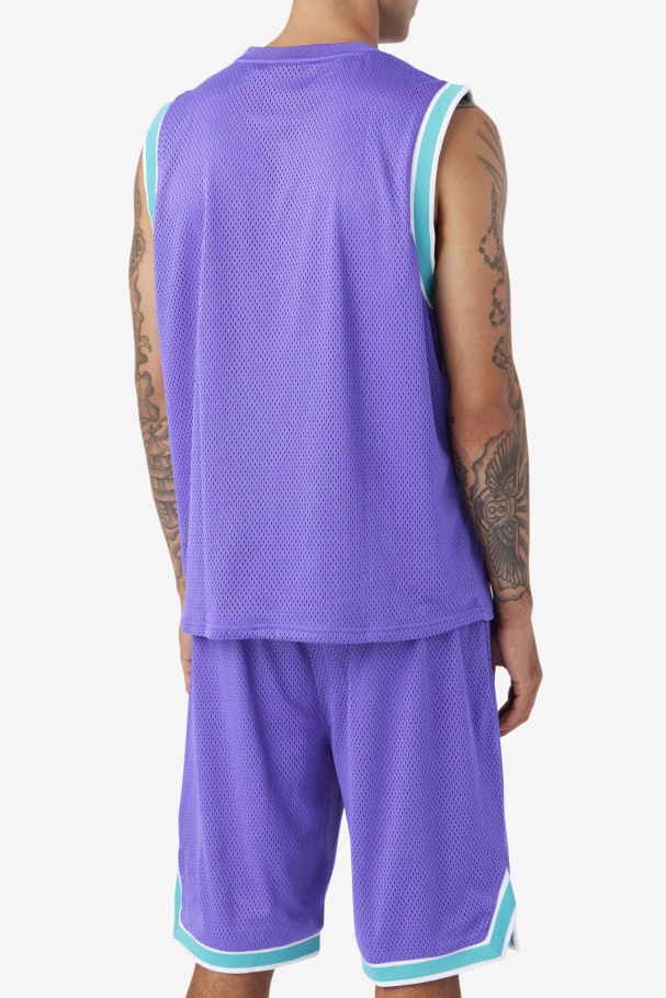 Camisa De Basquete Ovi Roxo/cerâmica/branco/sombra Fila
