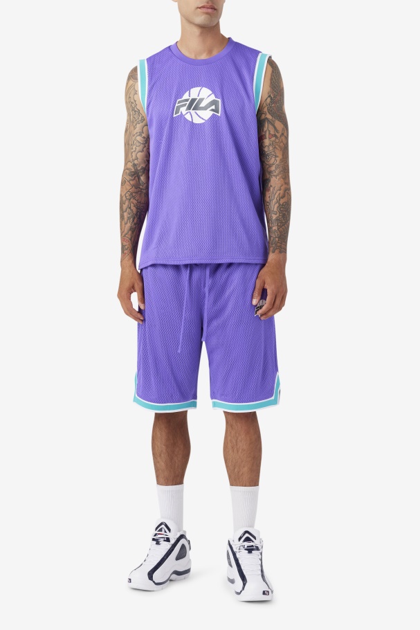 Camisa De Basquete Ovi Roxo/cerâmica/branco/sombra Fila