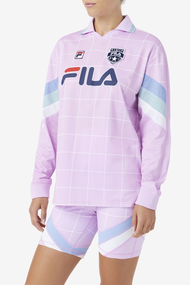 Camisa De Goleiro Fila Orquídea/branco/éter Zorra