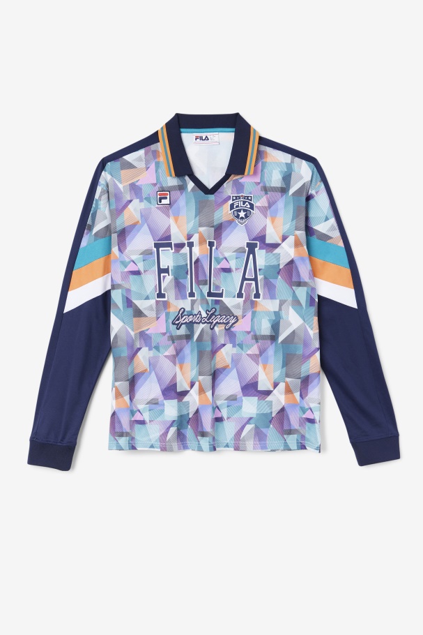 Camisa De Goleiro Kay Fila Marinho/azul/tangerina/branco
