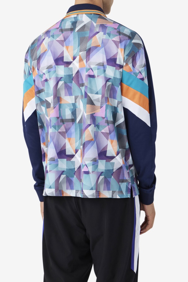 Camisa De Goleiro Kay Fila Marinho/azul/tangerina/branco