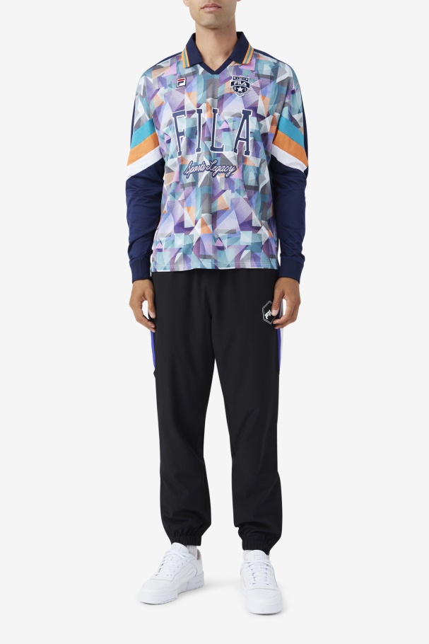 Camisa De Goleiro Kay Fila Marinho/azul/tangerina/branco