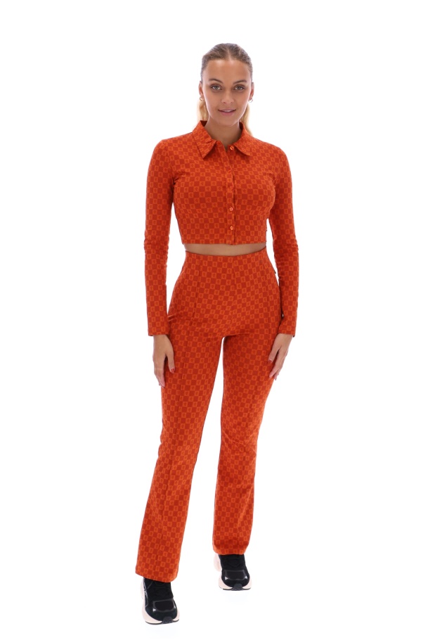 Camisa Pólo Cropped Amanhecer Fila