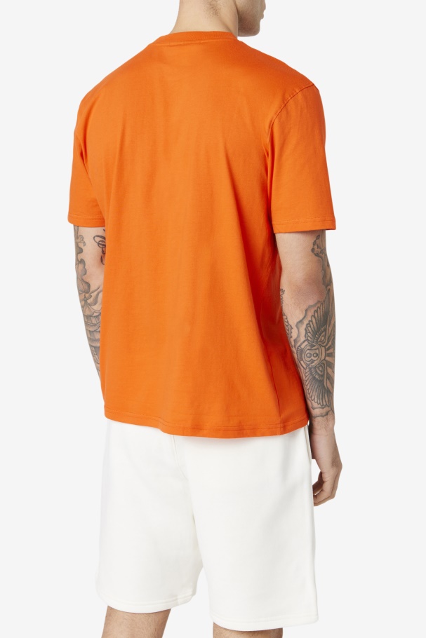 Camisa águia Masculino Tomate Cereja/pedra/navy Fila