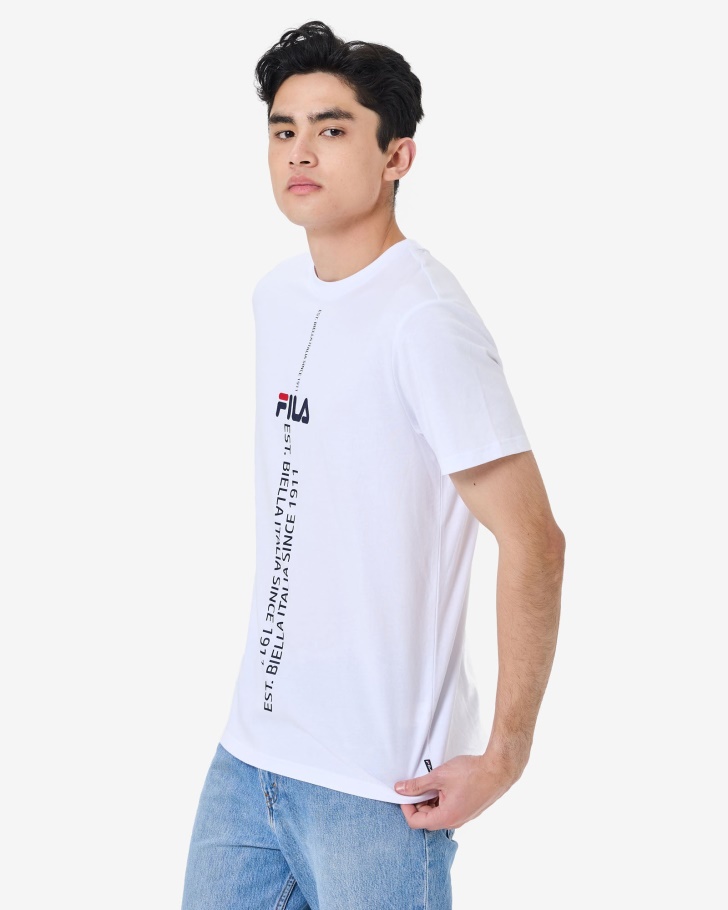 Camiseta Branca Fila Gunnar