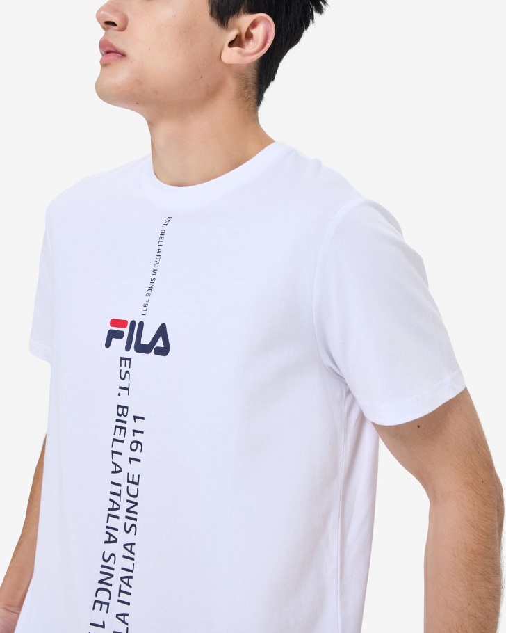Camiseta Branca Fila Gunnar