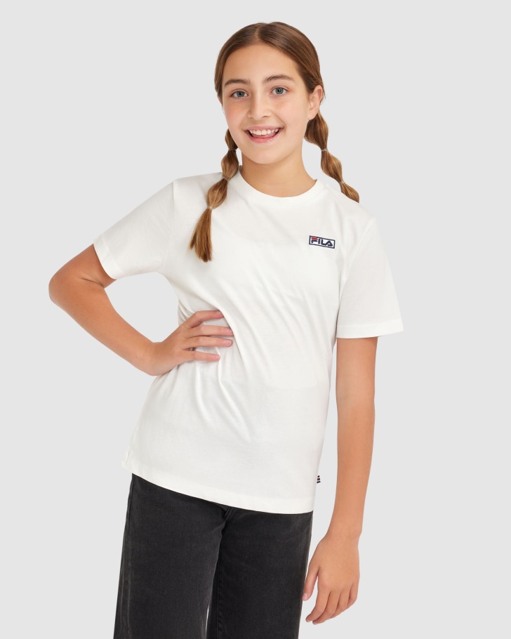 Camiseta Branca Fila Kid\s Parker