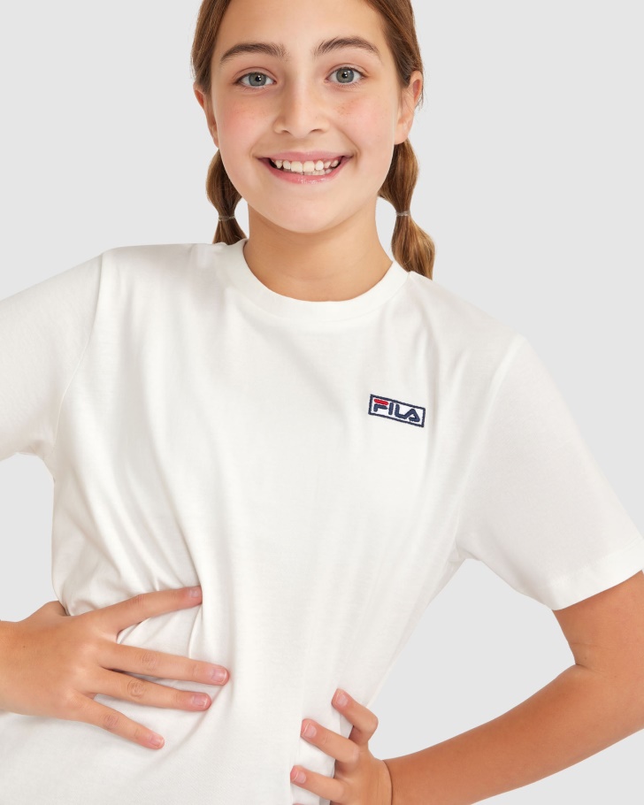 Camiseta Branca Fila Kid\s Parker