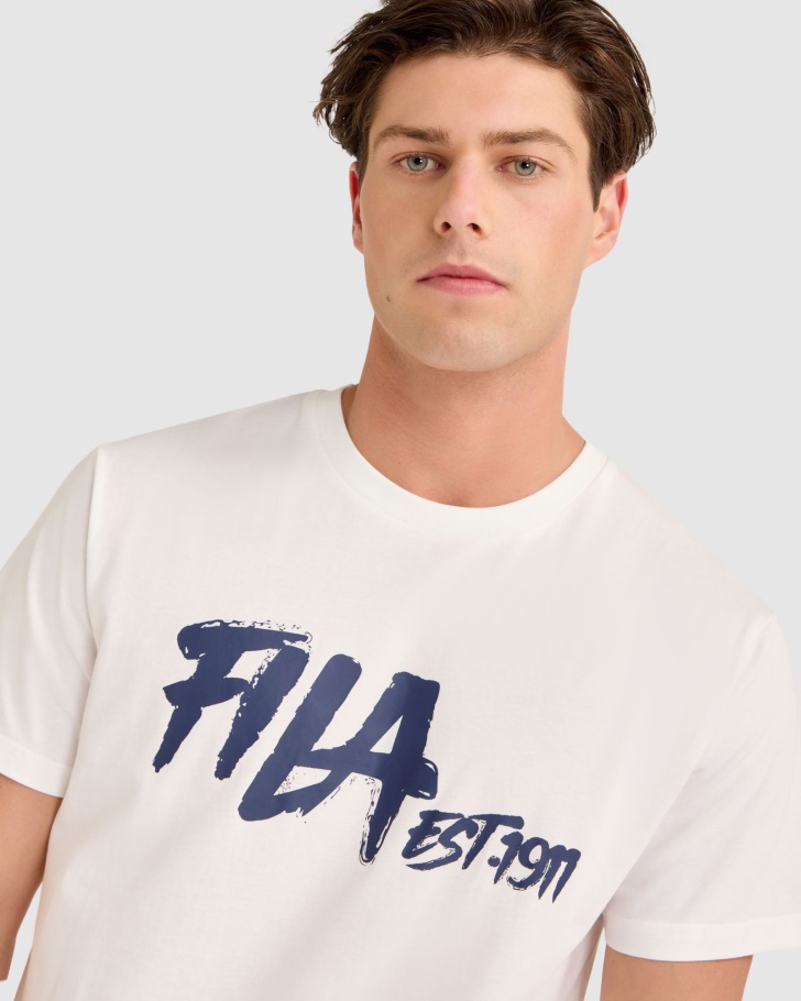 Camiseta Branca Lewis Fila