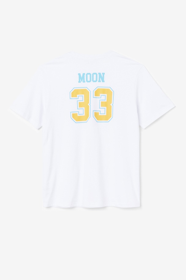 Camiseta Branca Semi-profissional Moon Fila