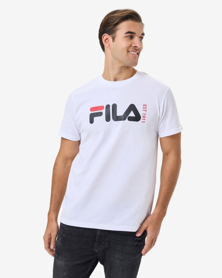Camiseta Branca Unissex Fila London