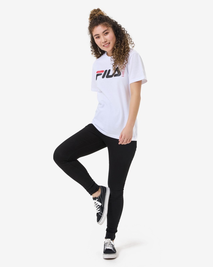 Camiseta Branca Unissex Fila London