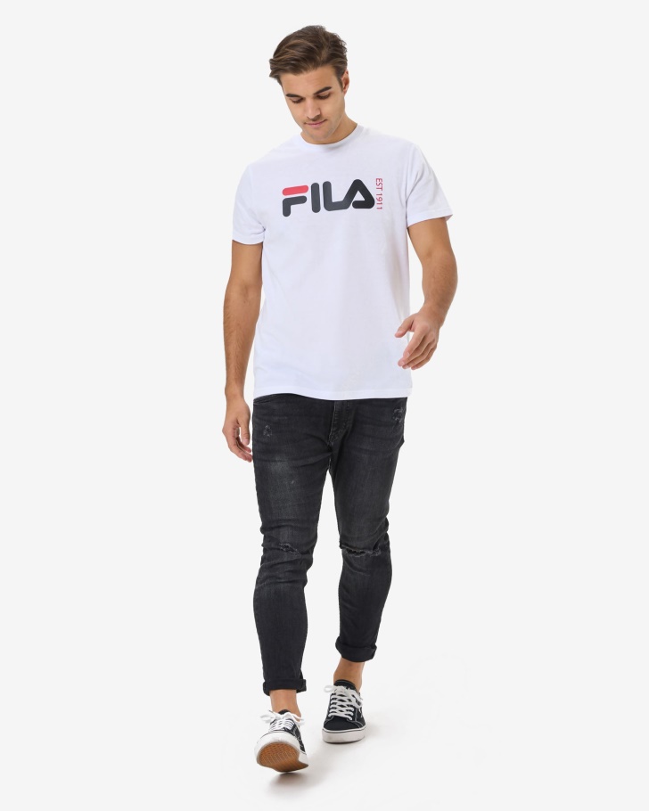 Camiseta Branca Unissex Fila London