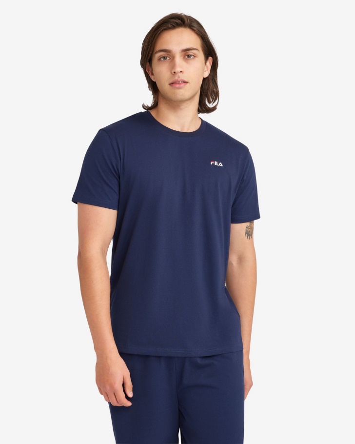 Camiseta Básica Masculina Fila New Navy