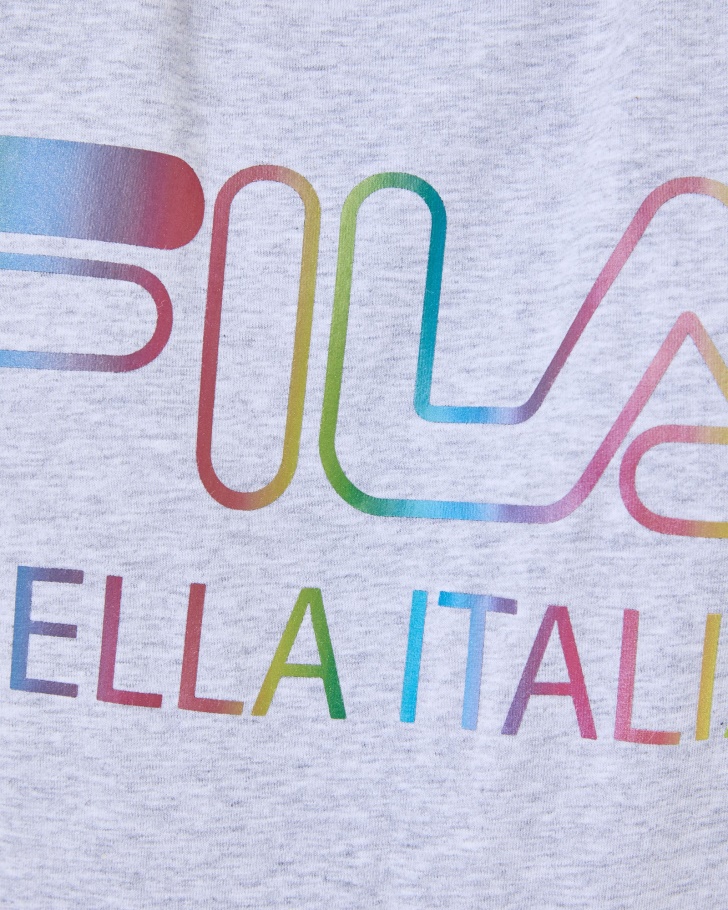 Camiseta Cinza Claro Marle Maddy Oversized Fila