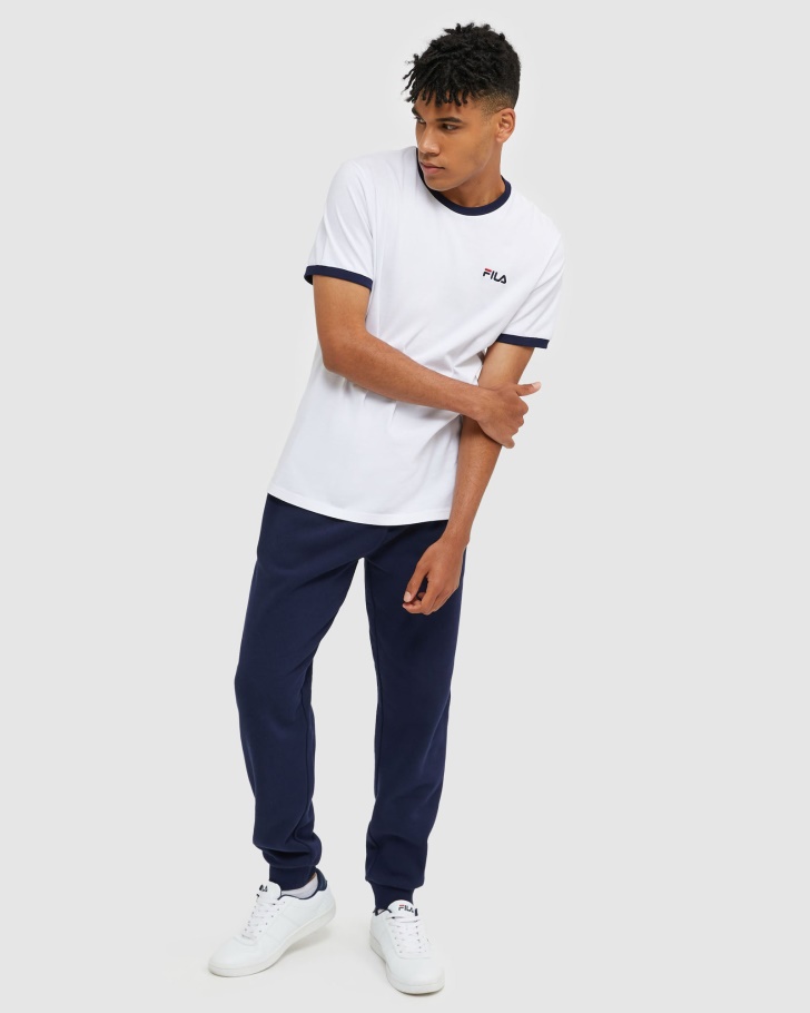 Camiseta Clássica Masculina Fila Branca