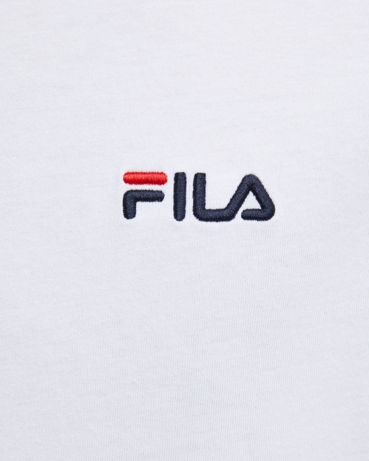 Camiseta Clássica Masculina Fila Branca