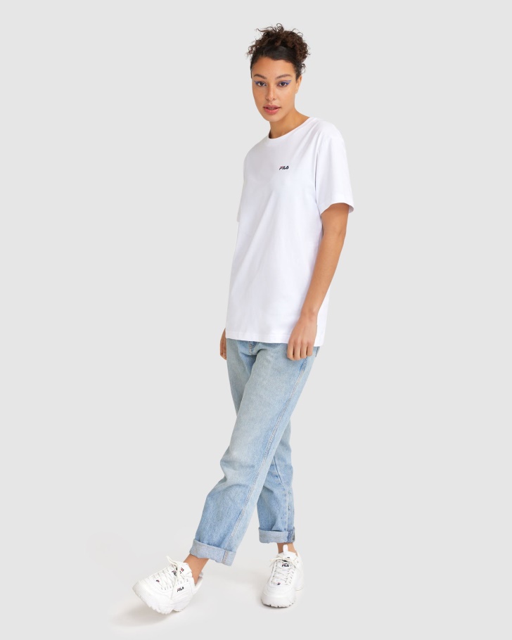 Camiseta Clássica Unissex 2 Fila Branca