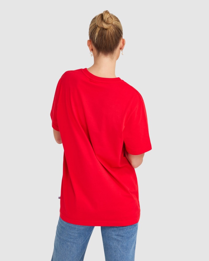 Camiseta Clássica Unissex Vermelha Fila 2