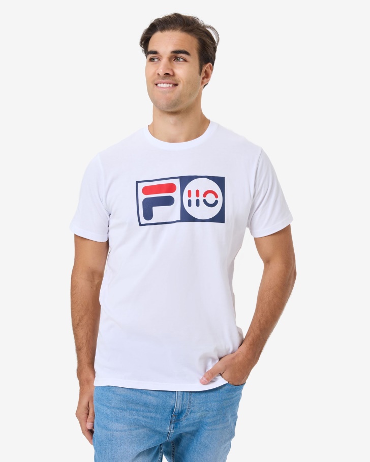 Camiseta De Aniversário Unissex Fila Branca