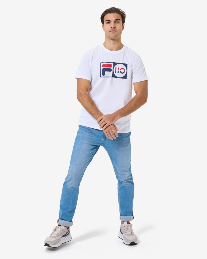 Camiseta De Aniversário Unissex Fila Branca