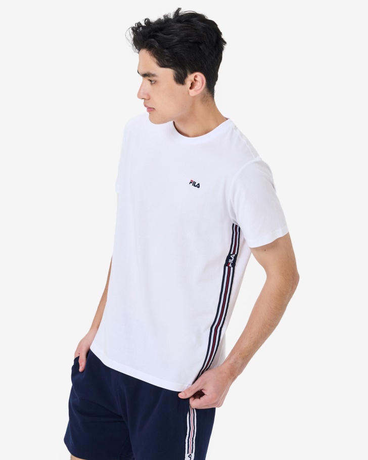 Camiseta Elias Fila Branca Masculina