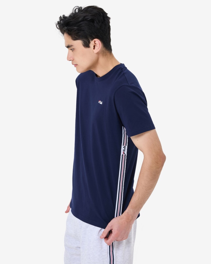 Camiseta Elias Masculina Nova Azul Marinho Fila