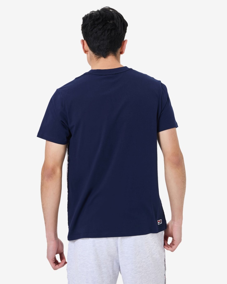 Camiseta Elias Masculina Nova Azul Marinho Fila