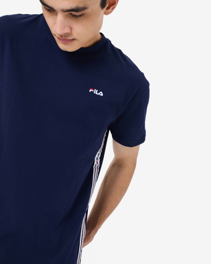 Camiseta Elias Masculina Nova Azul Marinho Fila