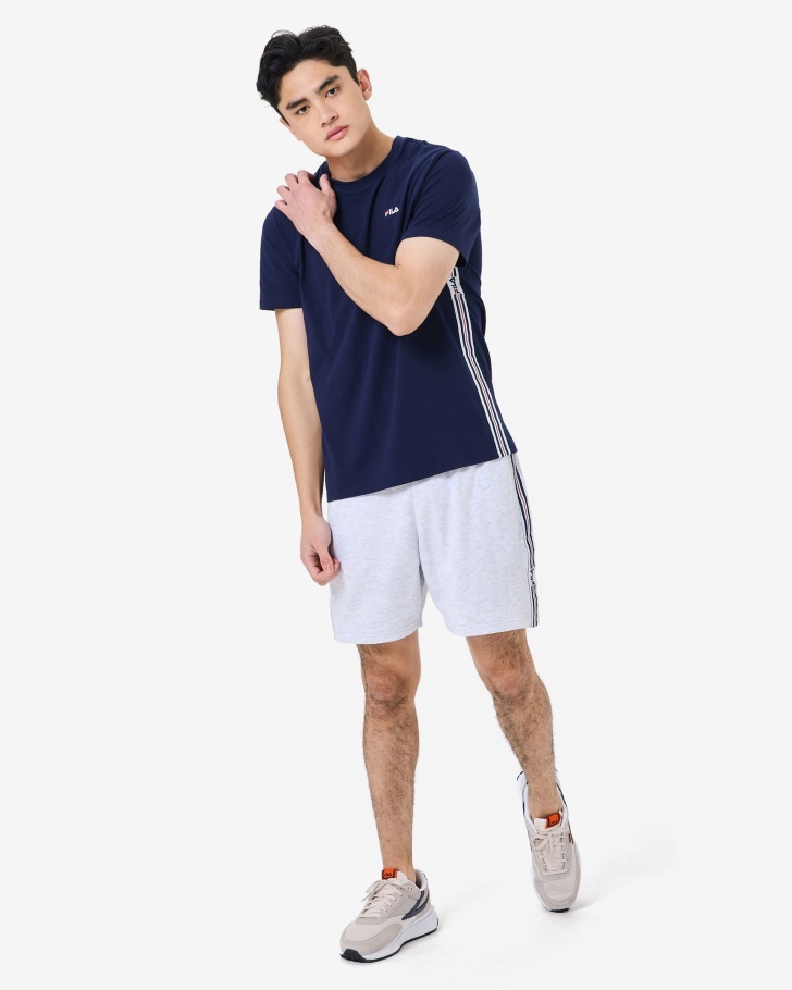 Camiseta Elias Masculina Nova Azul Marinho Fila