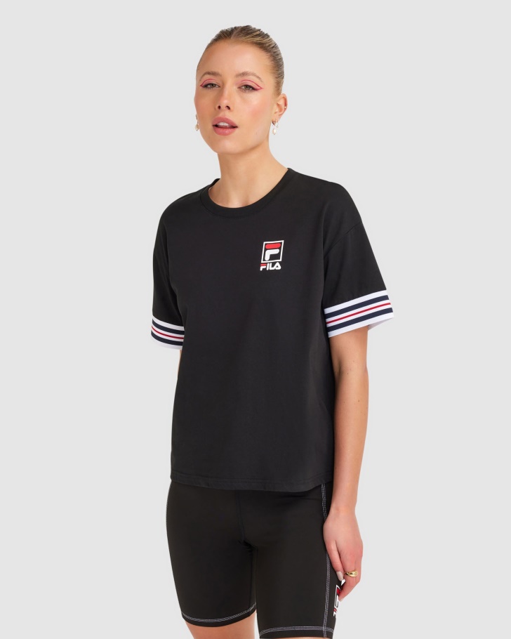 Camiseta Feminina Chiara Preta Fila
