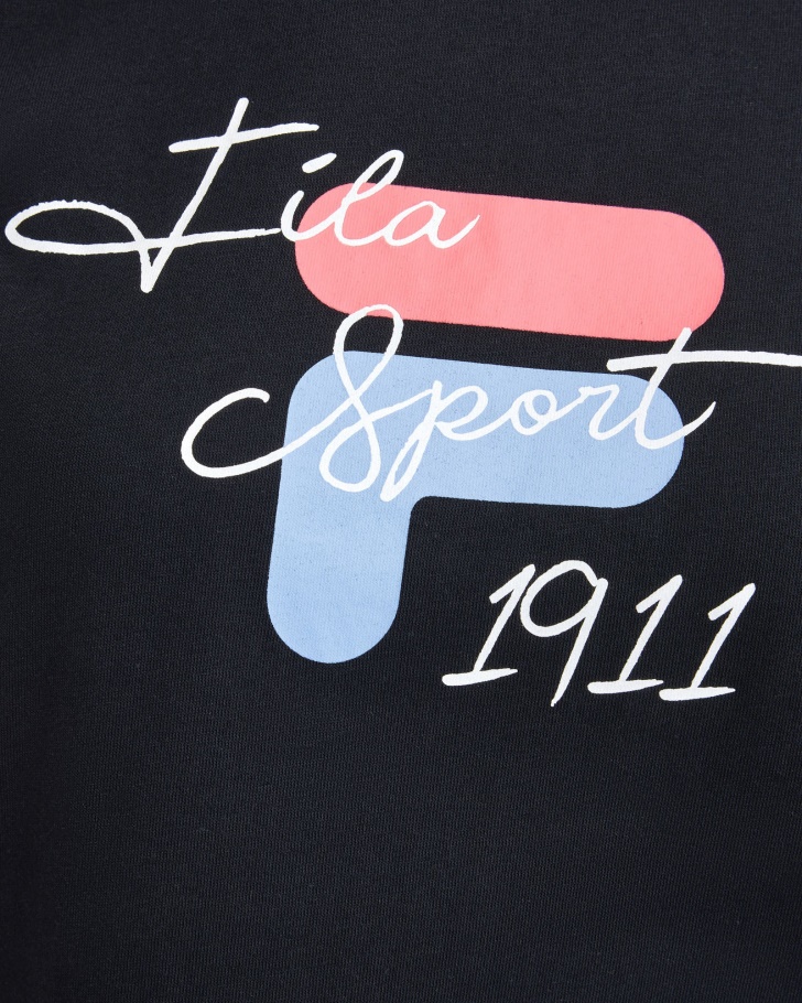 Camiseta Feminina Cinzia Fila Preta