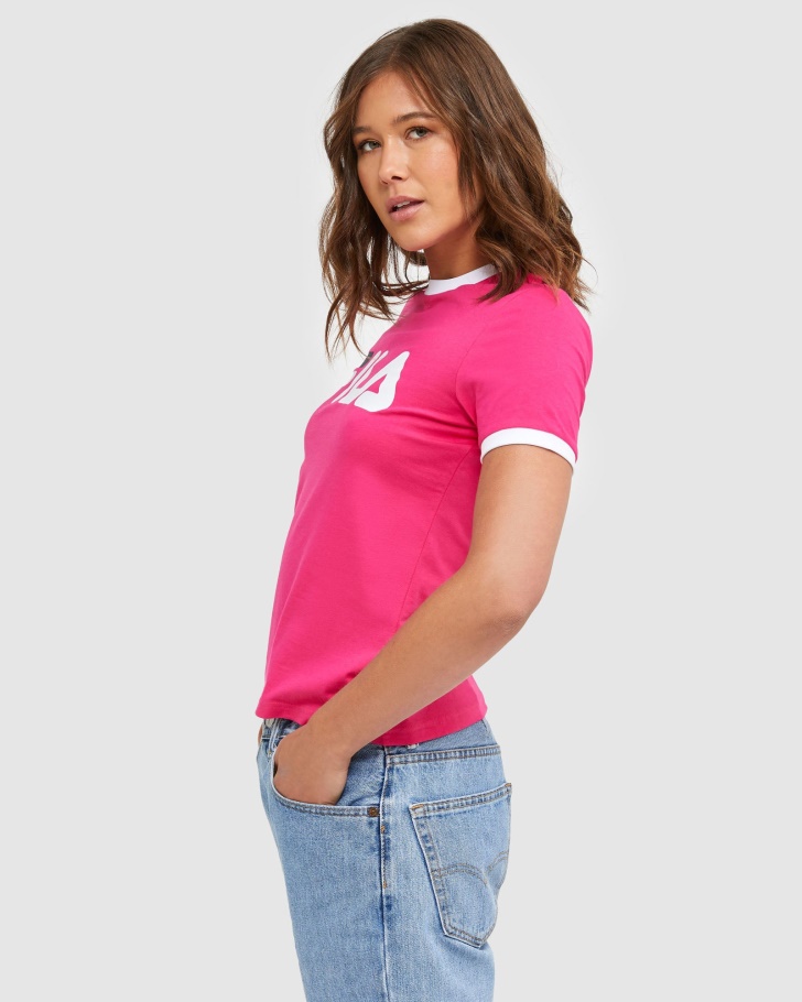 Camiseta Feminina Clássica Beetroot Fila