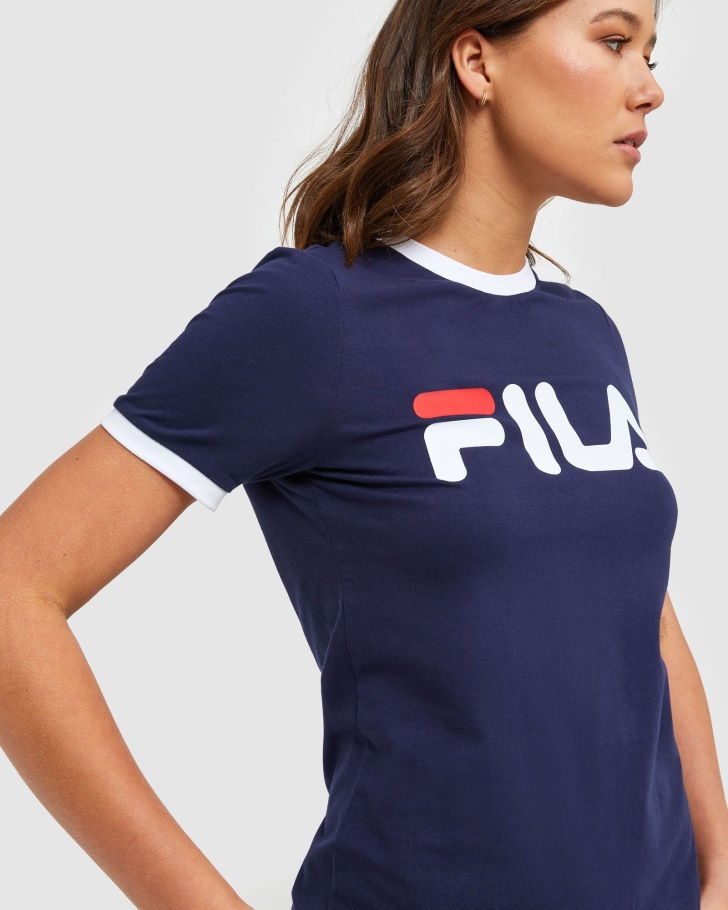 Camiseta Feminina Clássica Fila New Navy