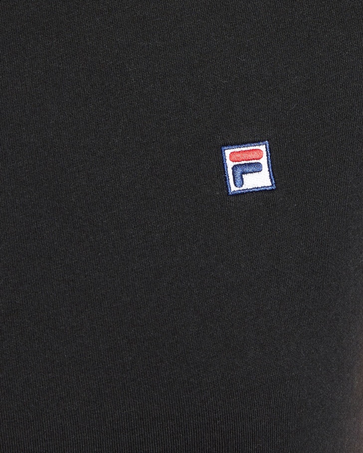 Camiseta Feminina Com Emblema Volara Fila Black