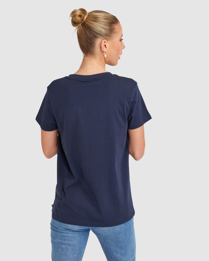 Camiseta Feminina Imogen Azul Marinho Da Fila