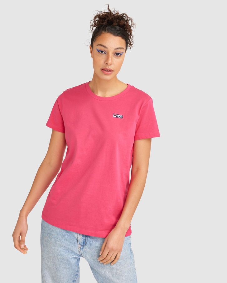 Camiseta Feminina Imogen Rosa Mexicano Fila