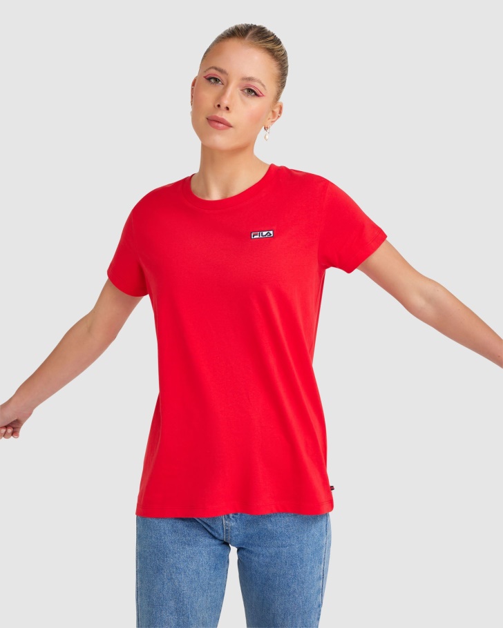 Camiseta Feminina Imogen Vermelha Fila