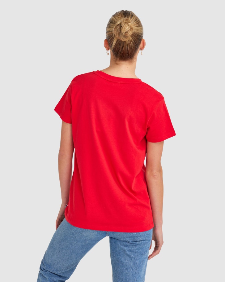 Camiseta Feminina Imogen Vermelha Fila